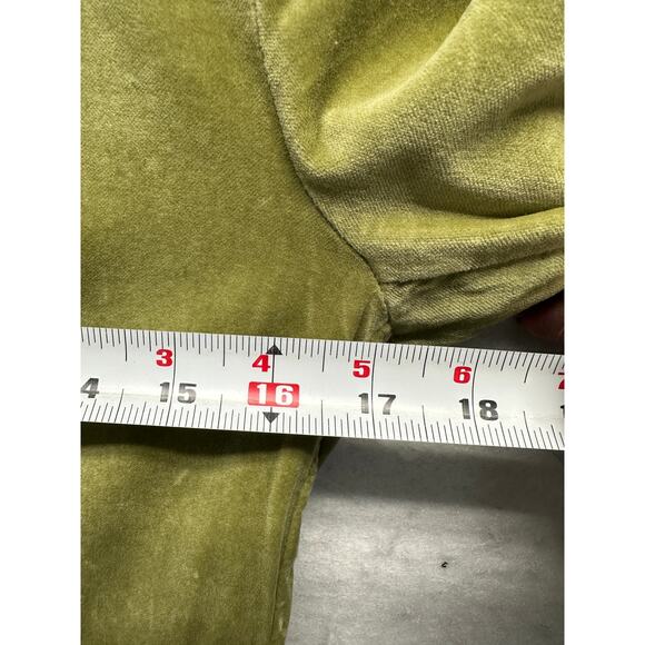Vintage J.Crew Green Velvet Blazer | Y2K Preppy Academia Jacket 2005 - Picture 5 of 10